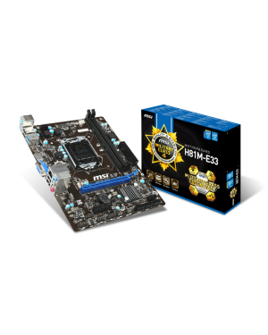 Motherboard Intel GIGABYTE H81M-E33